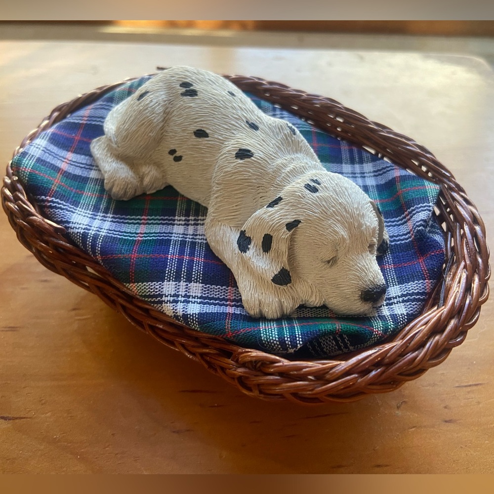 Sandra Brue Sandicast Dalmatian Puppy figurine, 1988